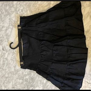NWT GAP BLACK RUFFLE SKIRT IN SIZE 12